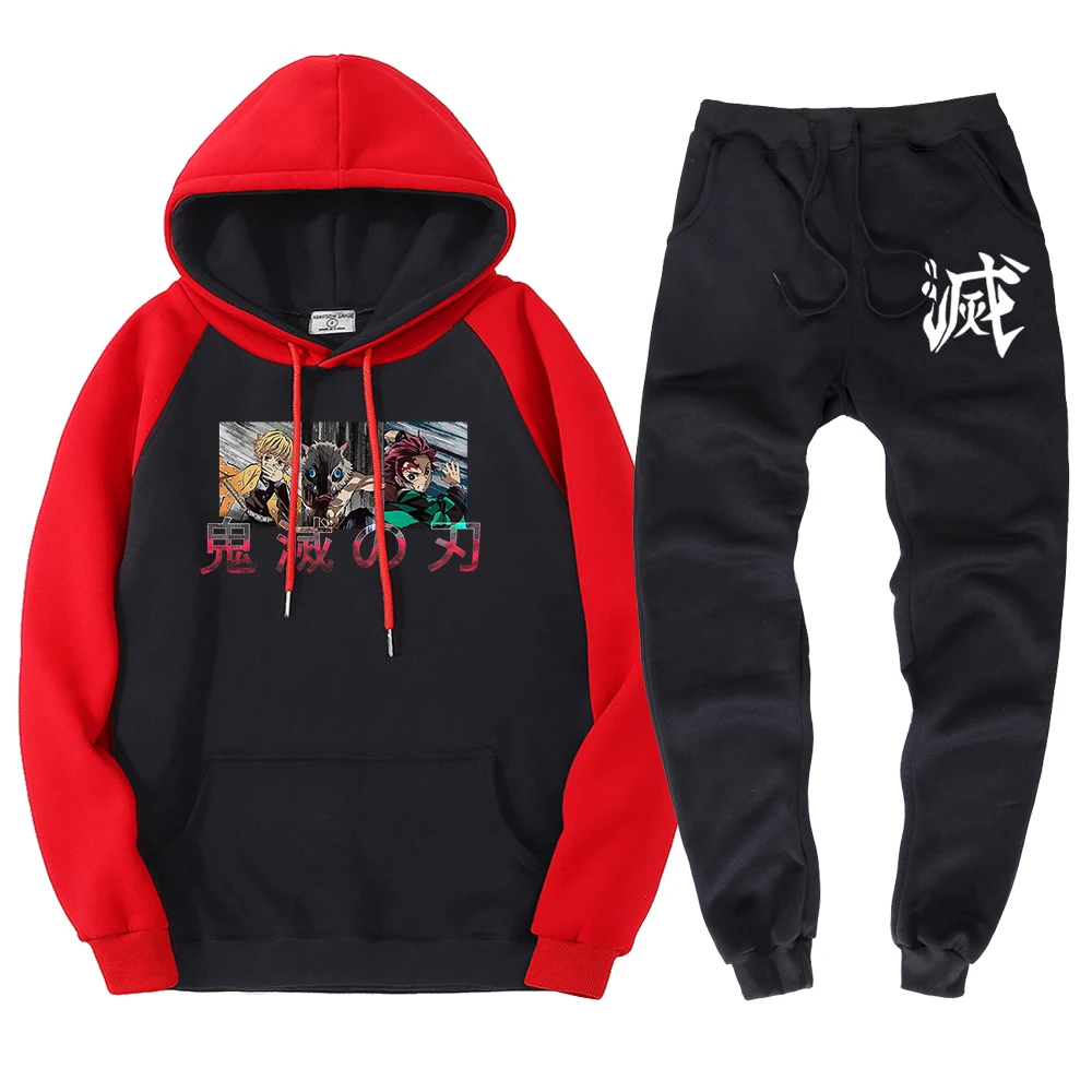 Demon Slayer Anime Tanjiro Zenitsu Printed Hooded Pants Men Fashionable Casual Hoodie Set Hip Hop High Quality Men Sportswears
Demon Slayer Anime Tanjiro Zenitsu Printed Hooded Pants Men Fashionable Casual Hoodie Set Hip Hop High Quality Men Sportswears