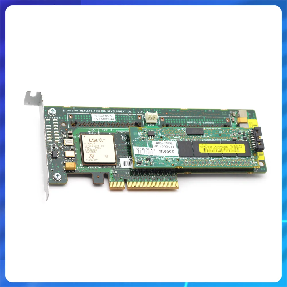 Оригинал для HP ProLiant DL380G5 DL380 G5 Smart Array Card 256MB 504022-001 P400 Raid контроллер расширяющаяся