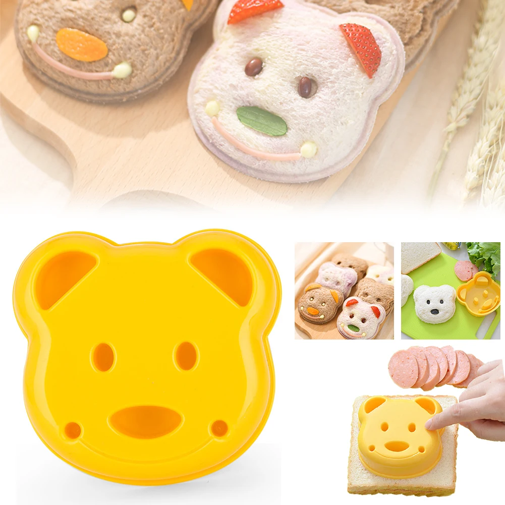 Bear Shape Sandwich Mold Kitchen Breakfast Bear Sandwich Mold Cutter for Kids Bread Mold DIY Home Making Accessories
Bear Shape Sandwich Mold Kitchen Breakfast Bear Sandwich Mold Cutter for Kids Bread Mold DIY Home Making Accessories