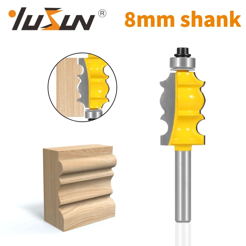 YUSUN 8MM Shank Special Moulding Router Bit Woodworking Milling Cutter For Wood Carbide Tools
YUSUN 8MM Shank Special Moulding Router Bit Woodworking Milling Cutter For Wood Carbide Tools