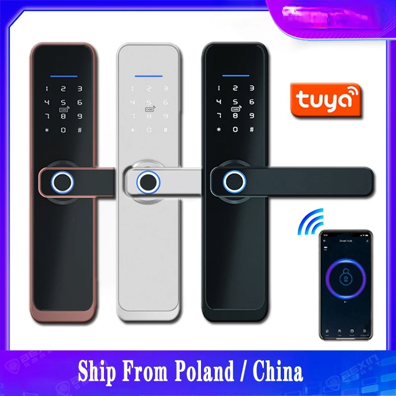 Xiaomi Wifi tuya biometric fingerprint smart door lock electronic password rfid card tuya app
Xiaomi Wifi tuya biometric fingerprint smart door lock electronic password rfid card tuya app