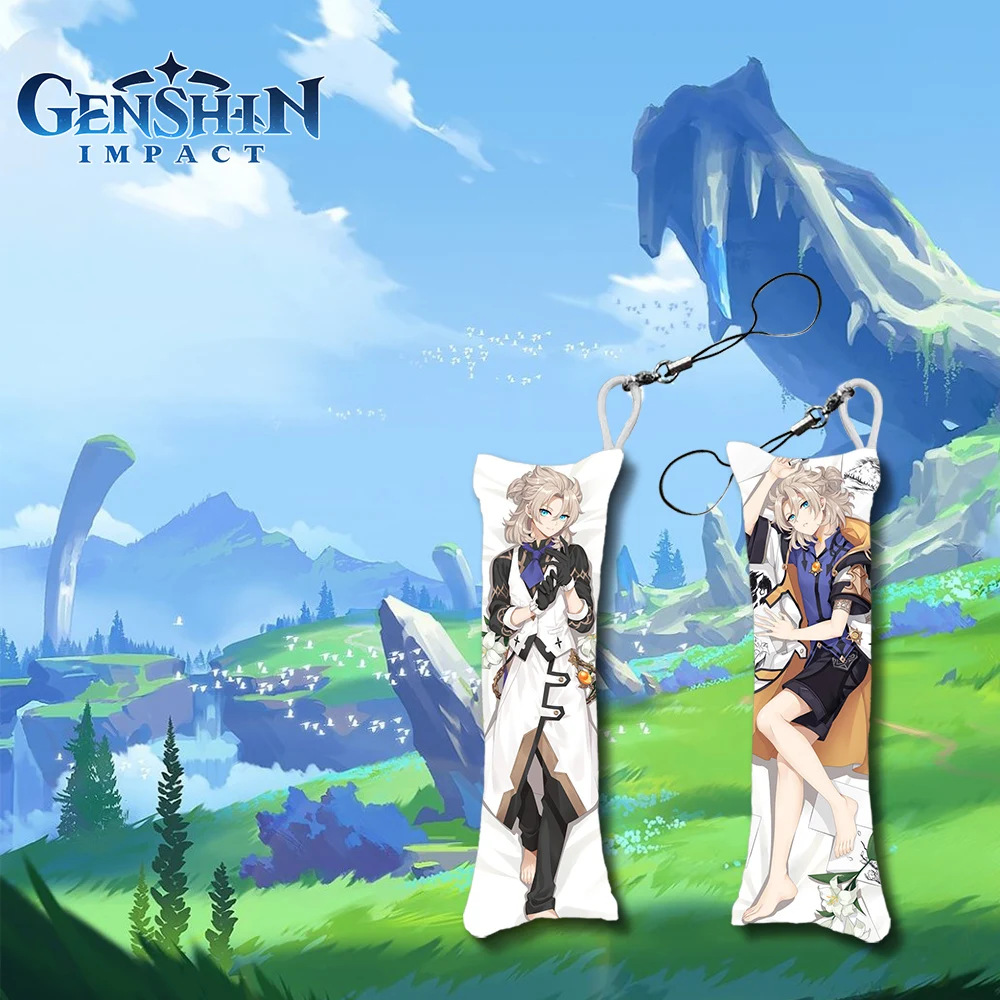 Genshin Impact Albedo Mini Keychain Dakimakura двусторонний мини-телефон с орнаментом милый подарок 12x4 см
Genshin Impact Albedo Mini Keychain Dakimakura двусторонний мини-телефон с орнаментом милый подарок 12x4 см
