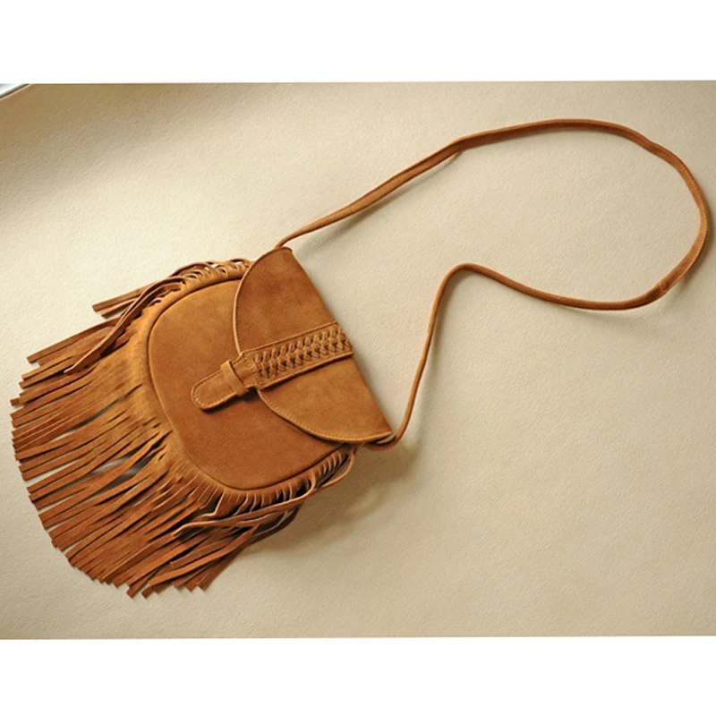OLN Women Suede Cowhide Leather Fringed Crossbody Bag Female Fashion Design Tassel Flap Shoulder Messenger Bags Ladies Handbag
OLN Women Suede Cowhide Leather Fringed Crossbody Bag Female Fashion Design Tassel Flap Shoulder Messenger Bags Ladies Handbag