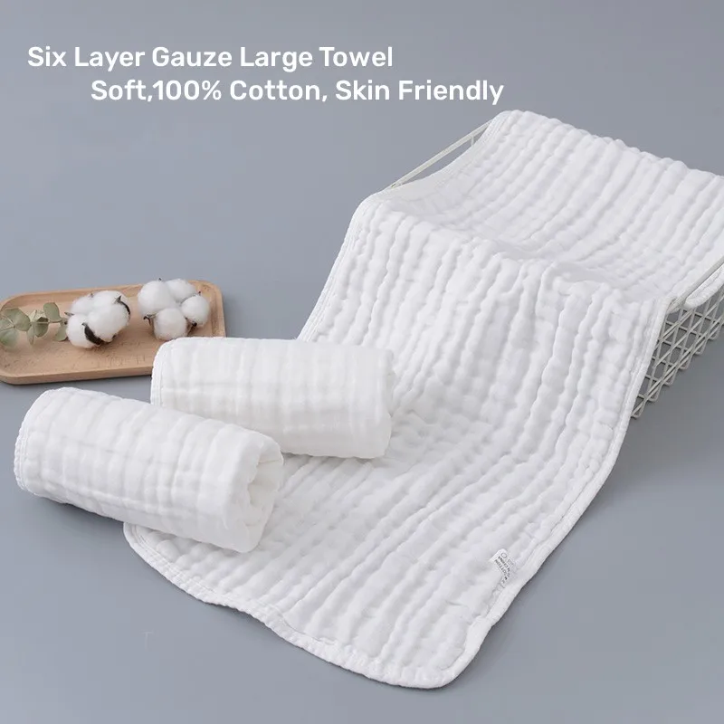 25*50 six layer 100% Cotton Baby Saliva Towel, Gauze Towel,Babies Care White Diapers Cloth Face HAND Wash Towel Baby Stuff
25*50 six layer 100% Cotton Baby Saliva Towel, Gauze Towel,Babies Care White Diapers Cloth Face HAND Wash Towel Baby Stuff