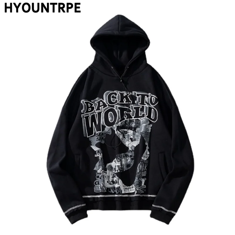 Fashion Hip Hop Hoodie Streetwear Sweatshirt Pullover 2022 Mens Harajuku Printed Cotton Hooded Hoodies New Casual Tops Pullovers
Fashion Hip Hop Hoodie Streetwear Sweatshirt Pullover 2022 Mens Harajuku Printed Cotton Hooded Hoodies New Casual Tops Pullovers