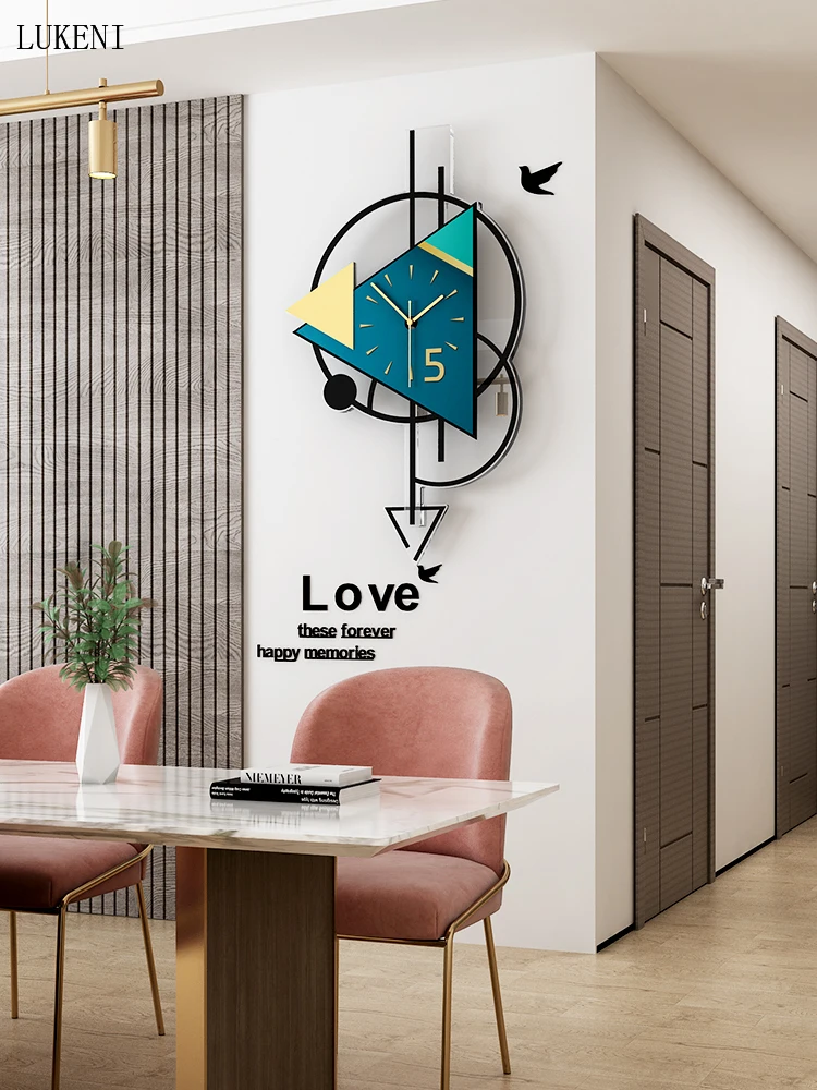 Nordic Wall Clock Living Room Home Creative Personality Fashionable Modern Clock Light Luxury Wall Hanging Decorative Clock
Nordic Wall Clock Living Room Home Creative Personality Fashionable Modern Clock Light Luxury Wall Hanging Decorative Clock