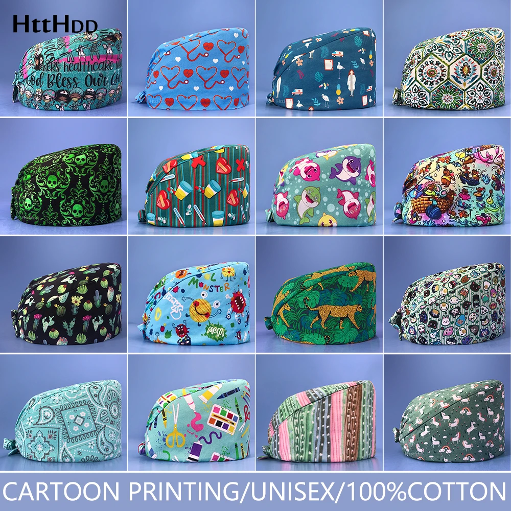 Dentistry Unisex Frosted Cap Breathable Laboratory Printing Work Hat Cotton Cartoon Cute Baotou Scrubs Cap Pet Work Cap Dust Hat
Dentistry Unisex Frosted Cap Breathable Laboratory Printing Work Hat Cotton Cartoon Cute Baotou Scrubs Cap Pet Work Cap Dust Hat