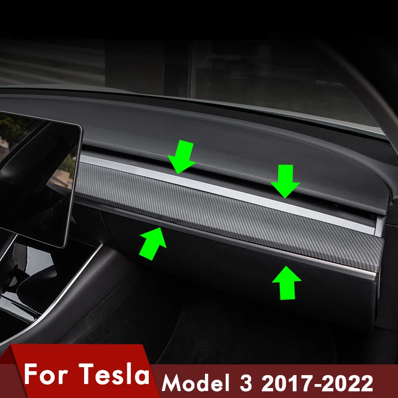 Car Center Console Trim for Tesla Model 3 Model Y Dashboard Carbon Fiber ABS Accessories Panel Wrap Overlay Decoration 2017-2022
Car Center Console Trim for Tesla Model 3 Model Y Dashboard Carbon Fiber ABS Accessories Panel Wrap Overlay Decoration 2017-2022