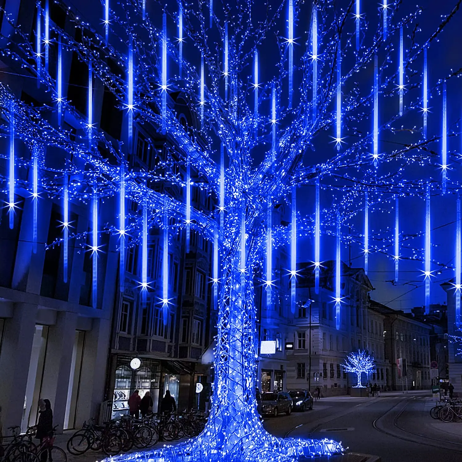 144 LED Meteor Shower Light Holiday String Light EU/US Plug Powered Waterproof Fairy Light Garden Decor Outdoor Streer Garland
144 LED Meteor Shower Light Holiday String Light EU/US Plug Powered Waterproof Fairy Light Garden Decor Outdoor Streer Garland