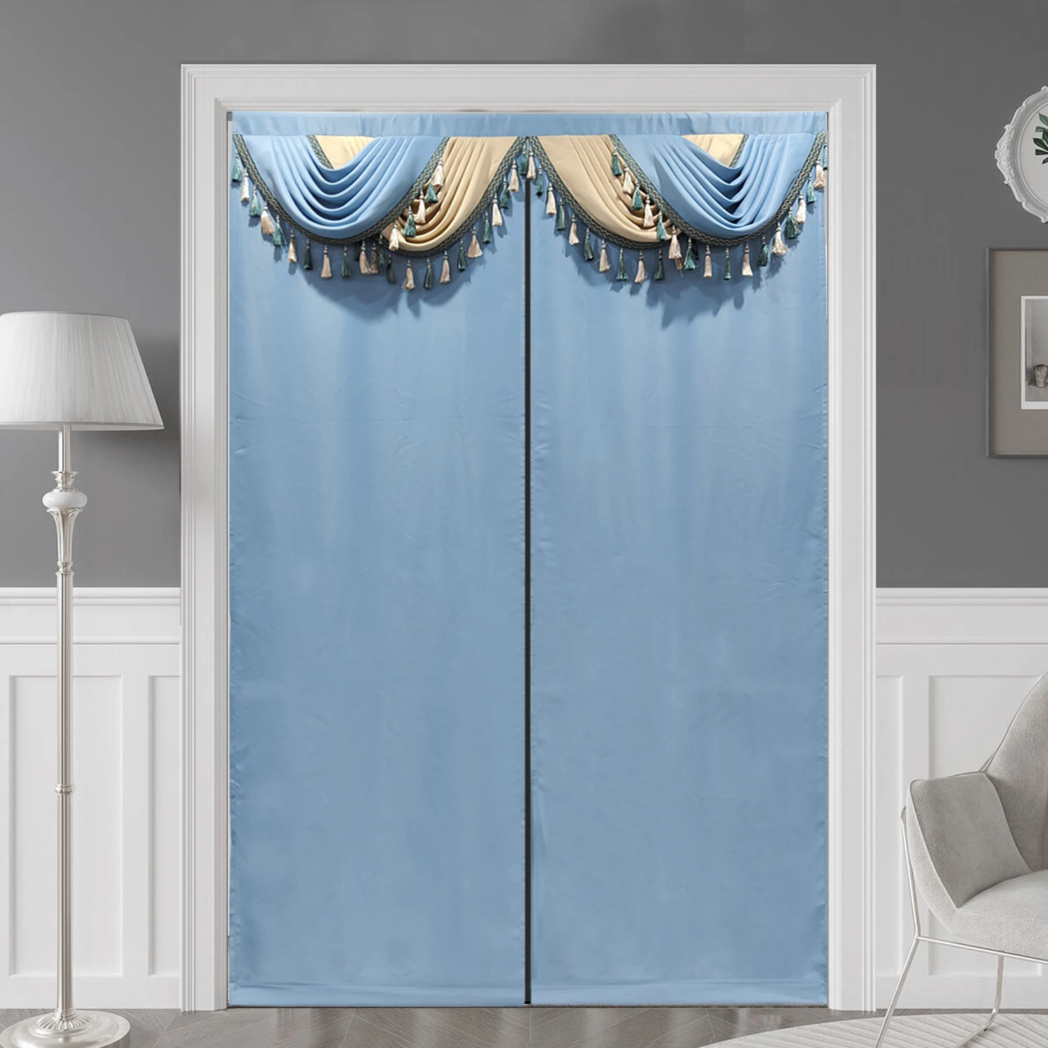 Emerald Beige Valance Curtains for Window Curtain Set-W150xL214cm Panels with Tiebacks Attached Valance and 2 Tiebacks Drapes
Emerald Beige Valance Curtains for Window Curtain Set-W150xL214cm Panels with Tiebacks Attached Valance and 2 Tiebacks Drapes