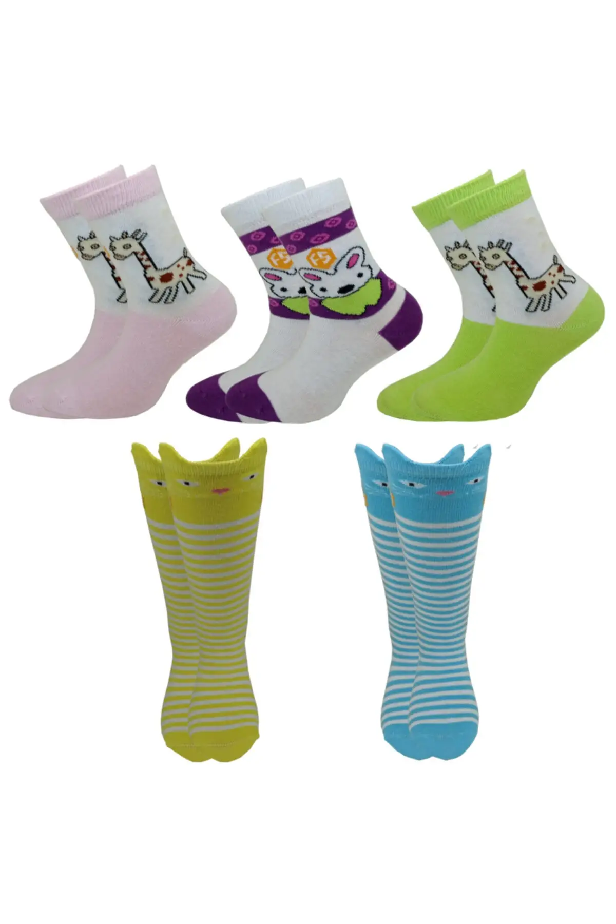Girl child knee socks and socket 5 pairs 5 pairs of socks relaxing effective cotton-elastic cotton Polyester geometric Mix
Girl child knee socks and socket 5 pairs 5 pairs of socks relaxing effective cotton-elastic cotton Polyester geometric Mix