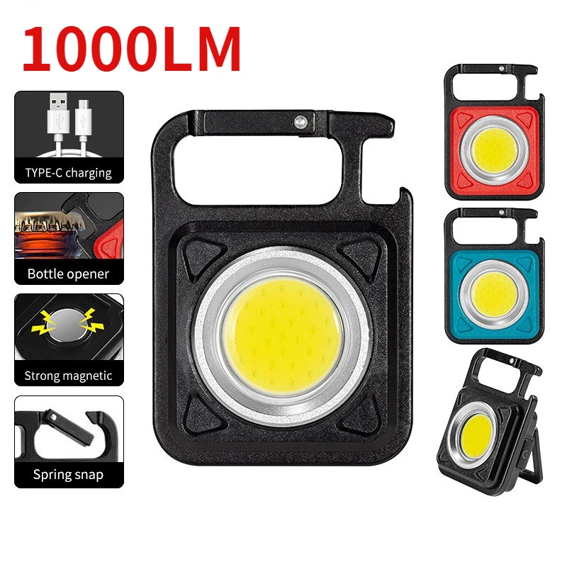 Mini LED Flashlight Work Light Portable Pocket Flashlight Keychains USB Rechargeable for Outdoor Camping Small Light Corkscrew
Mini LED Flashlight Work Light Portable Pocket Flashlight Keychains USB Rechargeable for Outdoor Camping Small Light Corkscrew