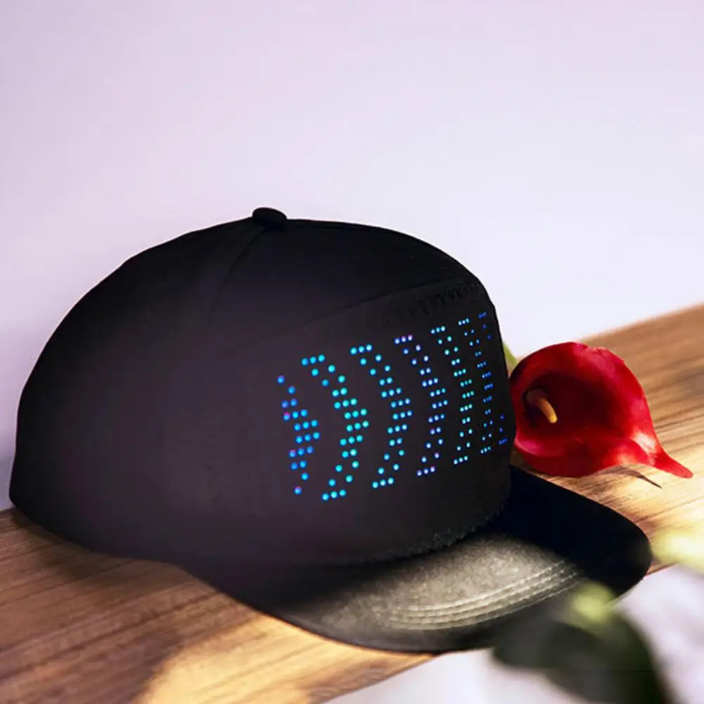 Halloween Glowing Hat Lights Decorate Multi Languages Lightweight Glowing LED Cap for Halloween Party
Halloween Glowing Hat Lights Decorate Multi Languages Lightweight Glowing LED Cap for Halloween Party