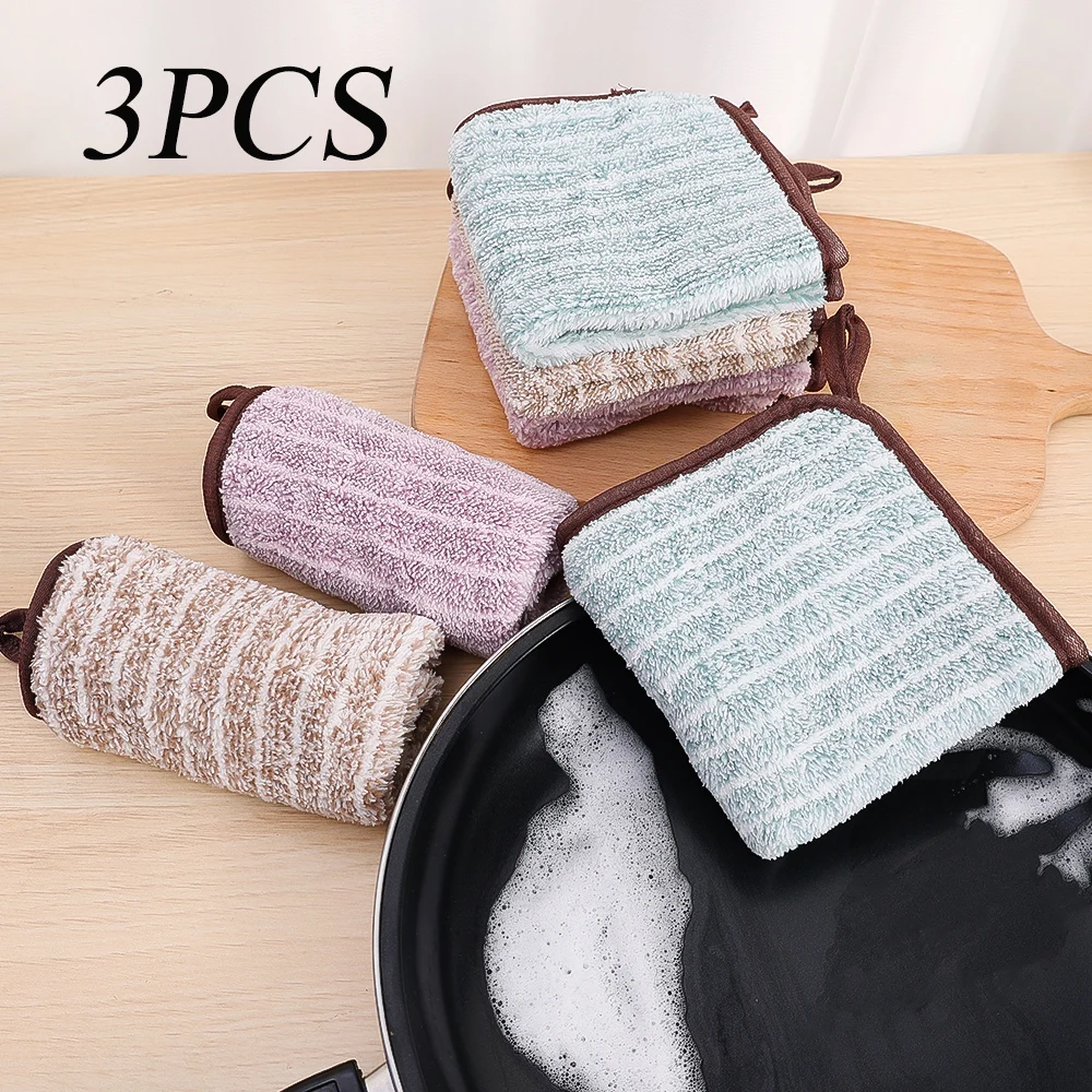1/3PCS Kitchen Rags Towel Microfiber Reusable Double-layer Absorbent Non-stick Oil Towels for Kitchen Household Cleaning Cloths
1/3PCS Kitchen Rags Towel Microfiber Reusable Double-layer Absorbent Non-stick Oil Towels for Kitchen Household Cleaning Cloths