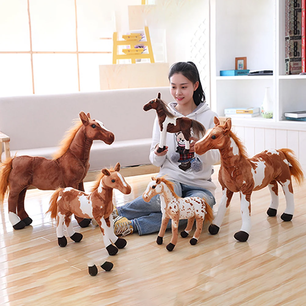 Simulation Horse Plush Toy 4 Styles Stuffed Animal Dolls High Quality Classic Toys Kids Birthday Gift Home Decor Prop Toy Gift
Simulation Horse Plush Toy 4 Styles Stuffed Animal Dolls High Quality Classic Toys Kids Birthday Gift Home Decor Prop Toy Gift