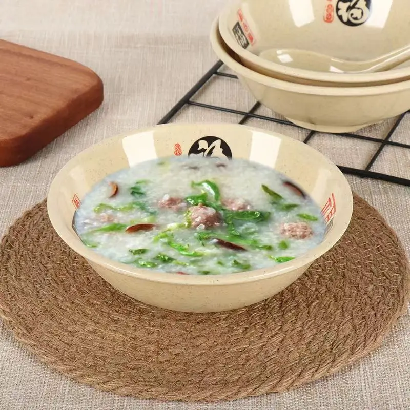Melamine bowl with thickened imitation porcelain anti drop plastic surface bowl
Melamine bowl with thickened imitation porcelain anti drop plastic surface bowl