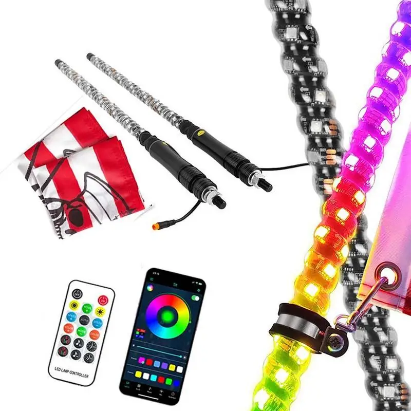 Whip Light Led Fiber Whip Off-road Brake Light Two Remotes Long-Lasting For Golf Cart Karting Industrial Equipment
Whip Light Led Fiber Whip Off-road Brake Light Two Remotes Long-Lasting For Golf Cart Karting Industrial Equipment