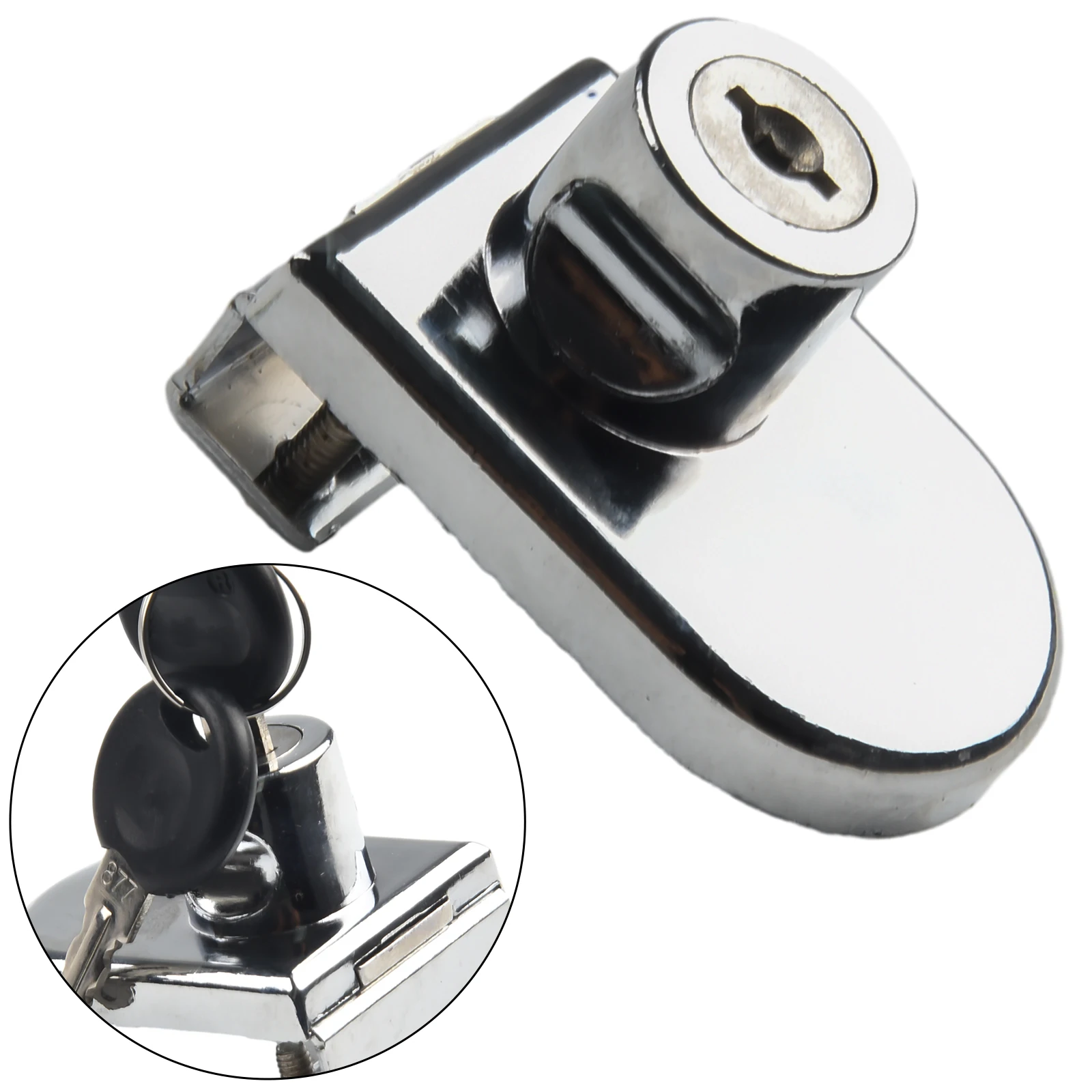 Punch free Display Cabinet Glass Door Lock Double-Door Improvement Hardware Kitchen Zinc Alloy Silver Accessories Convenient
Punch free Display Cabinet Glass Door Lock Double-Door Improvement Hardware Kitchen Zinc Alloy Silver Accessories Convenient