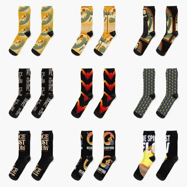 The Spice Must Flow Litany Against Fear Dune Design Crew Socks Ladies Cartoon Girls Funny Cute Unisex Best Sports Winter Pattern
The Spice Must Flow Litany Against Fear Dune Design Crew Socks Ladies Cartoon Girls Funny Cute Unisex Best Sports Winter Pattern