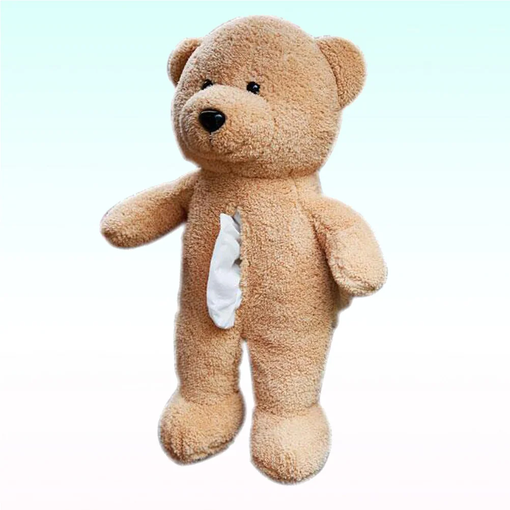 Cartoon Bear Tissue Box Multi-purpose Storage Box Home Desktop Decoration Khaki Back-mounted Tissue Holder for Kitchen Bathroom
Cartoon Bear Tissue Box Multi-purpose Storage Box Home Desktop Decoration Khaki Back-mounted Tissue Holder for Kitchen Bathroom