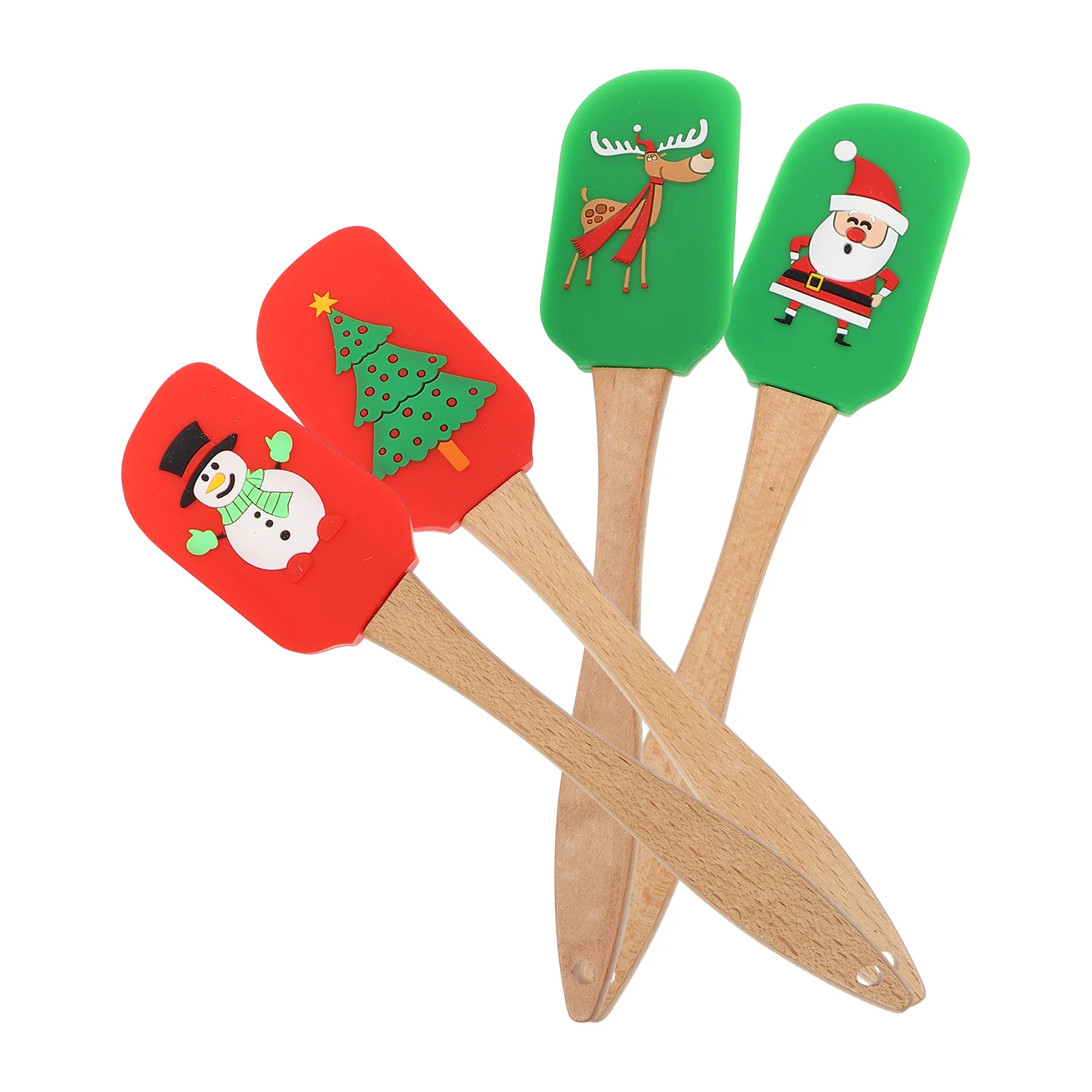 4 Pcs Cream Spatula Silicone Scraper Christmas Decor Butter Decorations Baking Supply Kitchen
4 Pcs Cream Spatula Silicone Scraper Christmas Decor Butter Decorations Baking Supply Kitchen