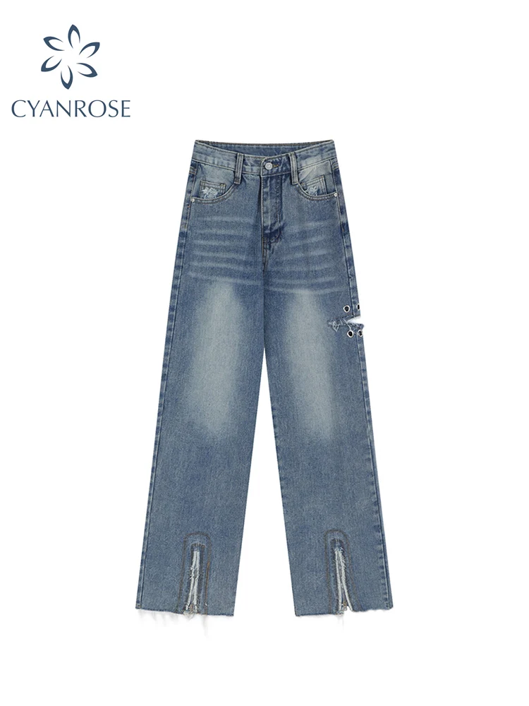 Spring Women Split Jeans Flare Pants Vintage Washed Mopping Pants Casual Y2K Harajuku Streetwear Baggy High Waist Denim Trouser
Spring Women Split Jeans Flare Pants Vintage Washed Mopping Pants Casual Y2K Harajuku Streetwear Baggy High Waist Denim Trouser
