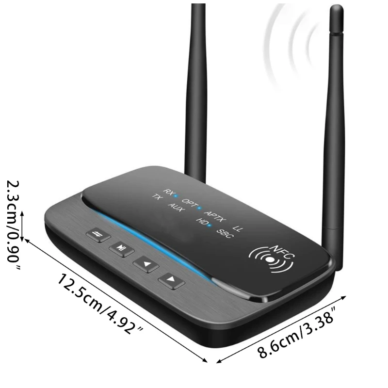Long Range Wireless Car TV Adapter High-End Chip BT5.0 Hi-Fi Stereo Sound 3 IN 1 TX/ RX / Bypass Modes Low Latency002
Long Range Wireless Car TV Adapter High-End Chip BT5.0 Hi-Fi Stereo Sound 3 IN 1 TX/ RX / Bypass Modes Low Latency002
