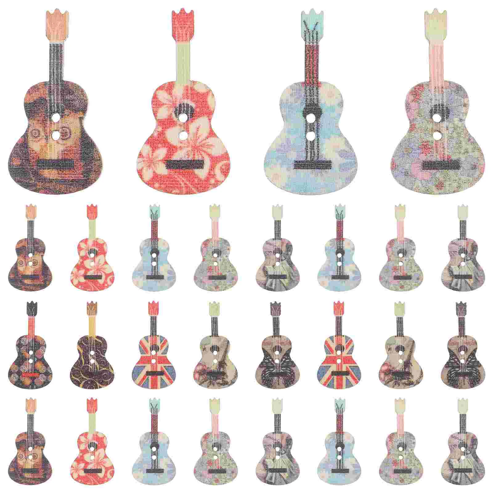 Cartoon Wooden Buttons Clothes DIY Accessories Sewing Supplies Decor Kid Handiwork Guitar Shaped Acessories Decors
Cartoon Wooden Buttons Clothes DIY Accessories Sewing Supplies Decor Kid Handiwork Guitar Shaped Acessories Decors