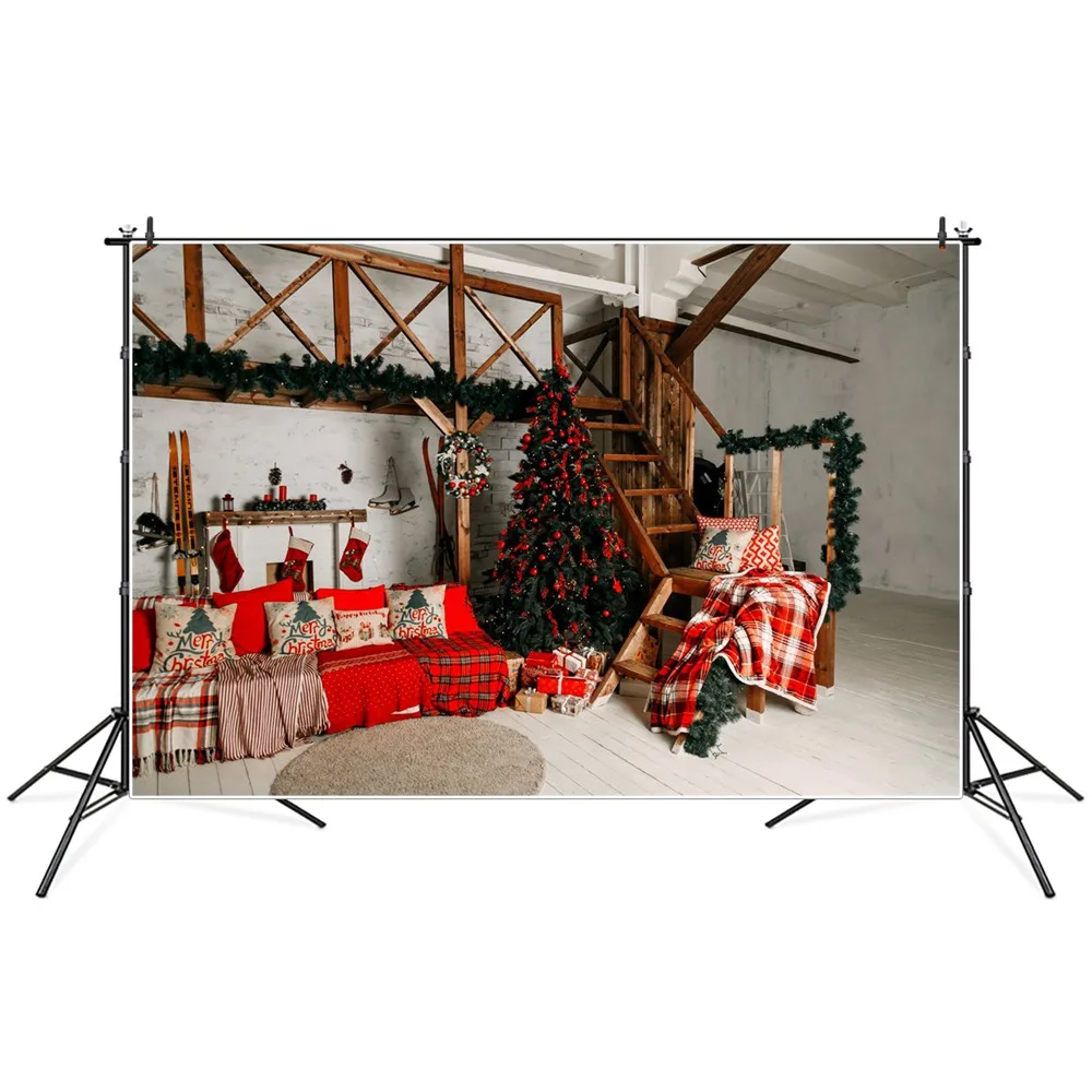 Christmas Tree Garland Stair Fireplace Chairs Room Photography Backgrounds Custom Baby Party Decoration Photo Booth Backdrops
Christmas Tree Garland Stair Fireplace Chairs Room Photography Backgrounds Custom Baby Party Decoration Photo Booth Backdrops