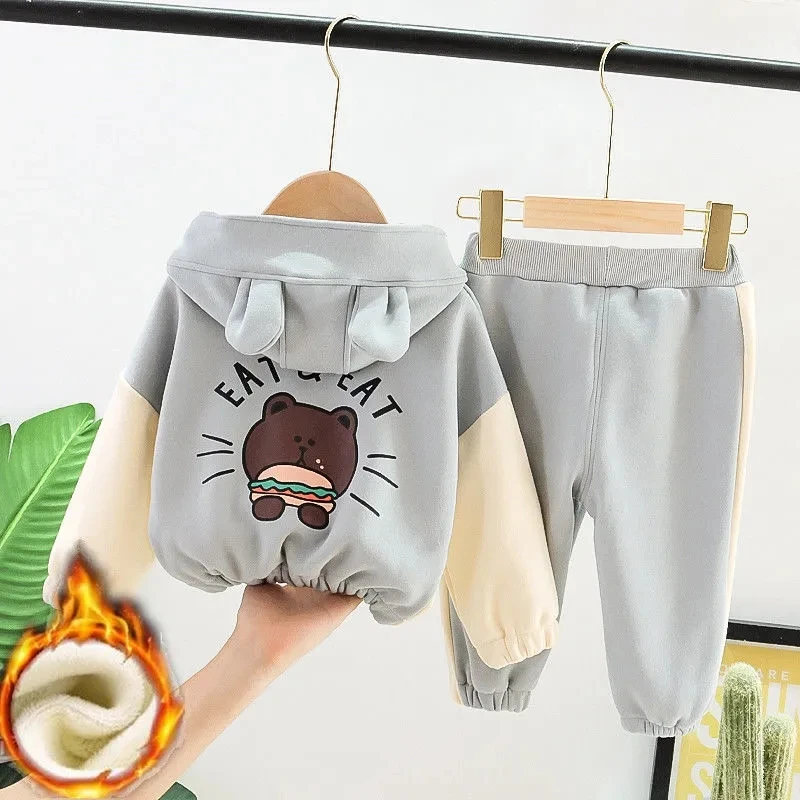 Spring Autumn kids Girls Clothes Sets Baby 2Pcs Children's Pullover+Pants For Boys Cotton Tops With Hooded Casual Sports Suit
Spring Autumn kids Girls Clothes Sets Baby 2Pcs Children's Pullover+Pants For Boys Cotton Tops With Hooded Casual Sports Suit