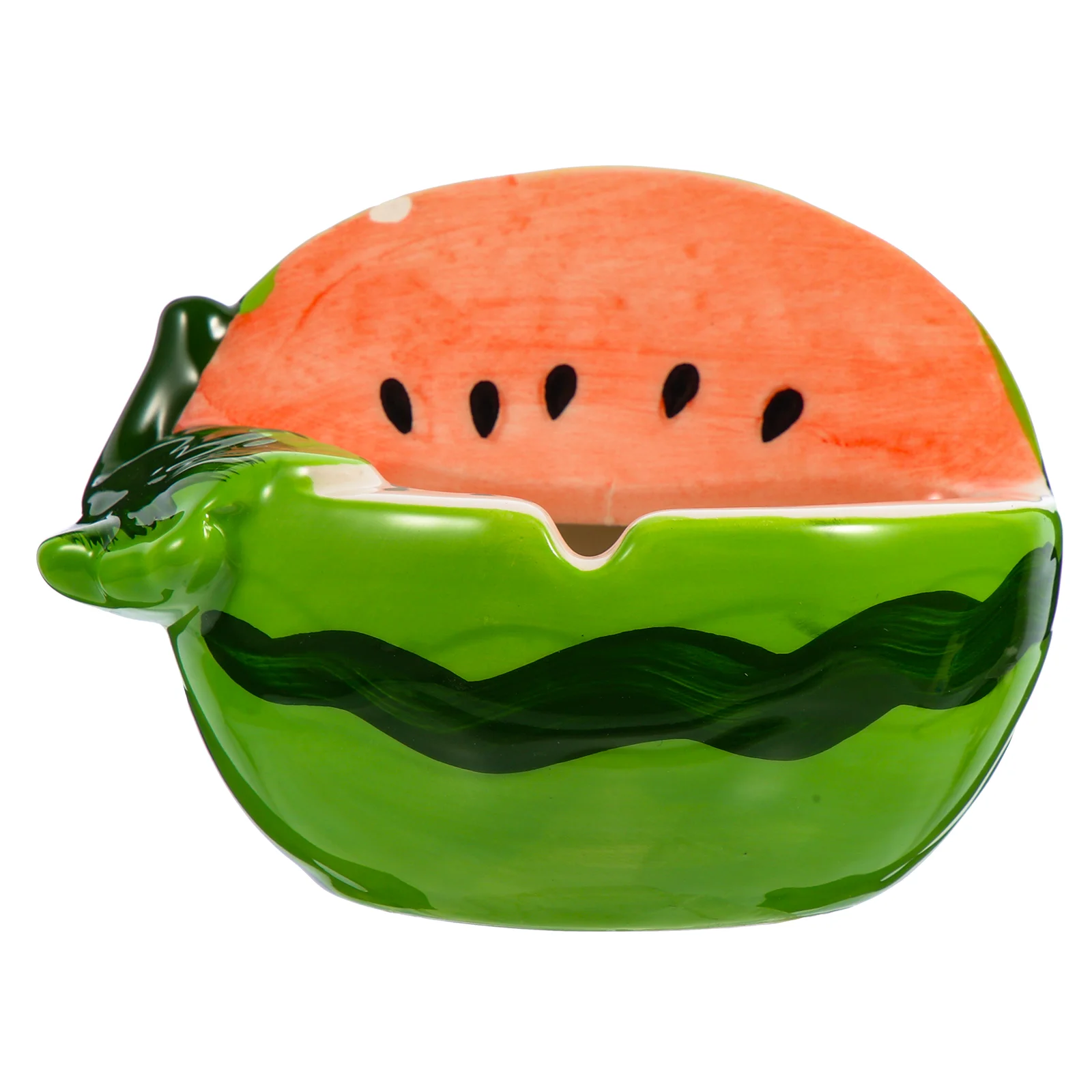 Ceramic Hand Painted Ashtray Watermelon Shaped Ashtray Ash Holder Fruit Ash Stand
Ceramic Hand Painted Ashtray Watermelon Shaped Ashtray Ash Holder Fruit Ash Stand