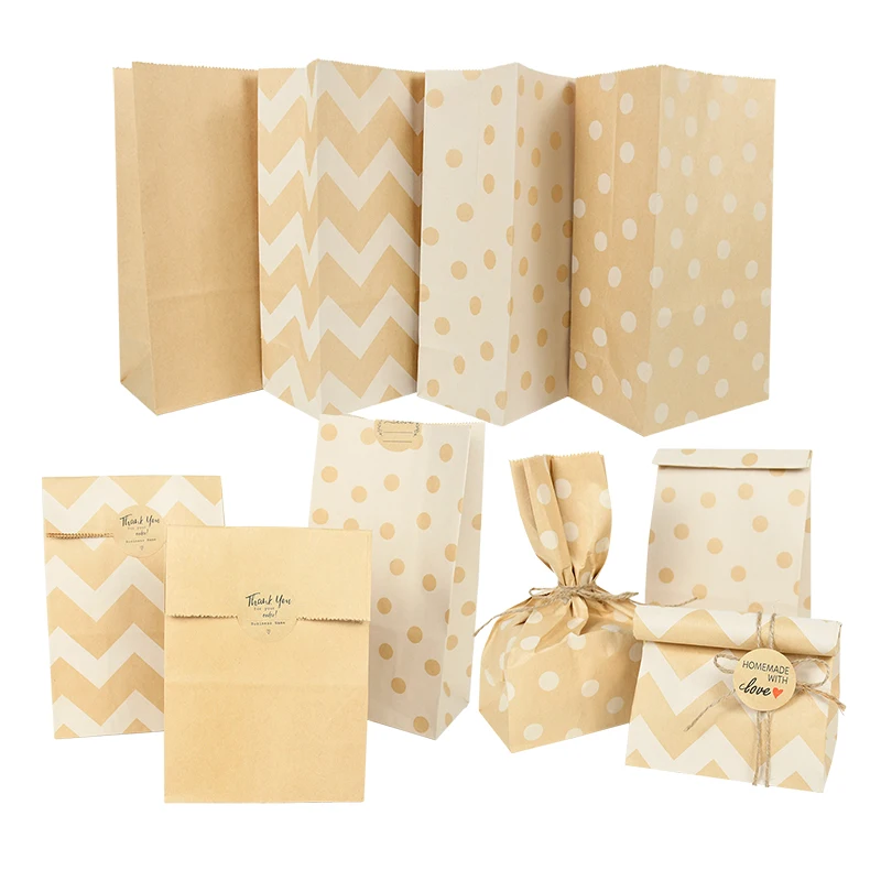 10Pcs/Lot Dot Kraft Paper Gift Bags Birthday Wedding Cookie Candy Packaging Bag Decorations Baby Shower Gifts Decor Supplies
10Pcs/Lot Dot Kraft Paper Gift Bags Birthday Wedding Cookie Candy Packaging Bag Decorations Baby Shower Gifts Decor Supplies