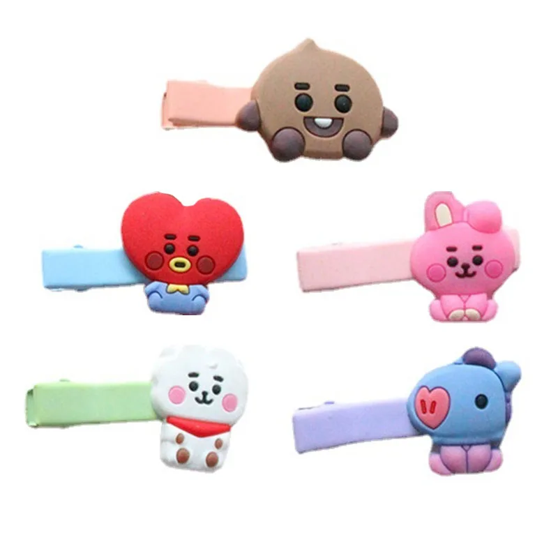 2Pcs Kawaii Anime Hairpin Cartoon Korean BT21 Doll Hair Clips Kpop Sweet Fashion Barrettes Hair Accessories Gifts for Children
2Pcs Kawaii Anime Hairpin Cartoon Korean BT21 Doll Hair Clips Kpop Sweet Fashion Barrettes Hair Accessories Gifts for Children