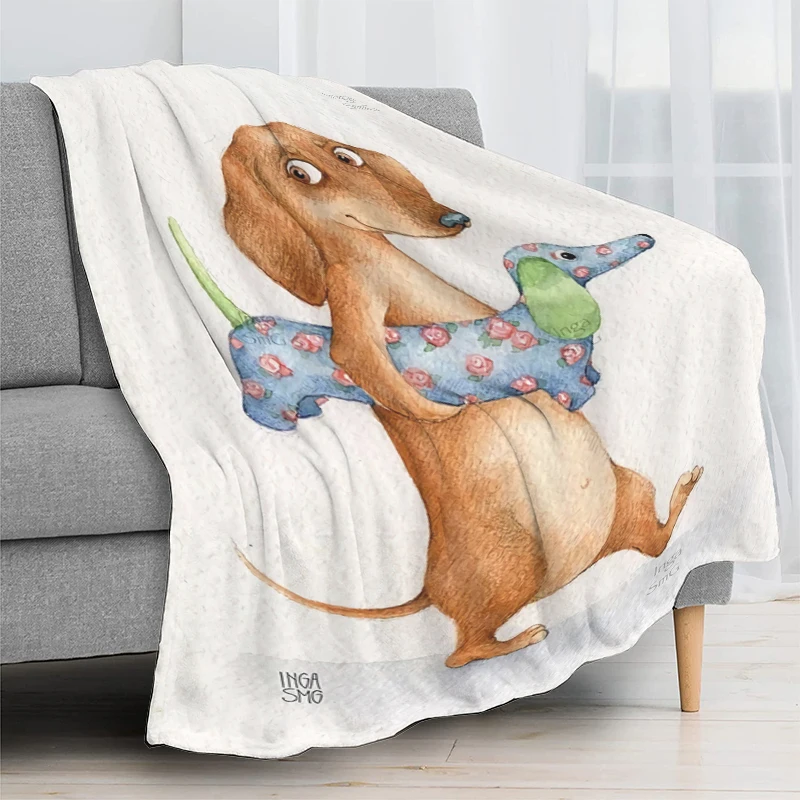 Dachshund Fluffy Soft Blankets for Winter Decorative Sofa Blanket Bedspread on the Bed Bedroom Decoration Boho Home Decor Throw
Dachshund Fluffy Soft Blankets for Winter Decorative Sofa Blanket Bedspread on the Bed Bedroom Decoration Boho Home Decor Throw