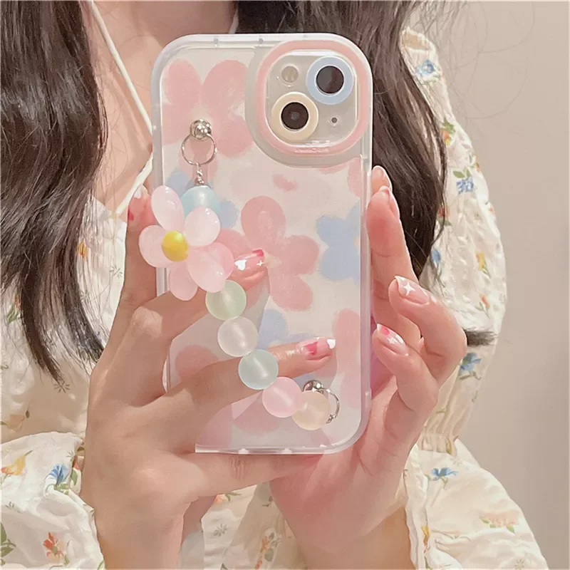 Free Shipping Korea Cute Plating Flower Bracelet Chain Soft Phone Case For iPhone 13 12 11 Pro XS Max X XR Wristband Shockproof
Free Shipping Korea Cute Plating Flower Bracelet Chain Soft Phone Case For iPhone 13 12 11 Pro XS Max X XR Wristband Shockproof