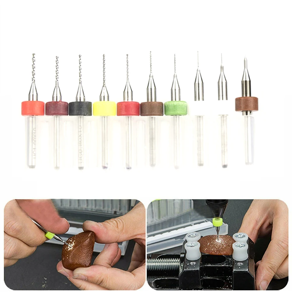 10pcs Drill Bit 10pc 10X 10* Carbide 0.1/0.2/0.3/0.4/0.5/0.6/0.7/0.8/0.9/1.0mm
10pcs Drill Bit 10pc 10X 10* Carbide 0.1/0.2/0.3/0.4/0.5/0.6/0.7/0.8/0.9/1.0mm