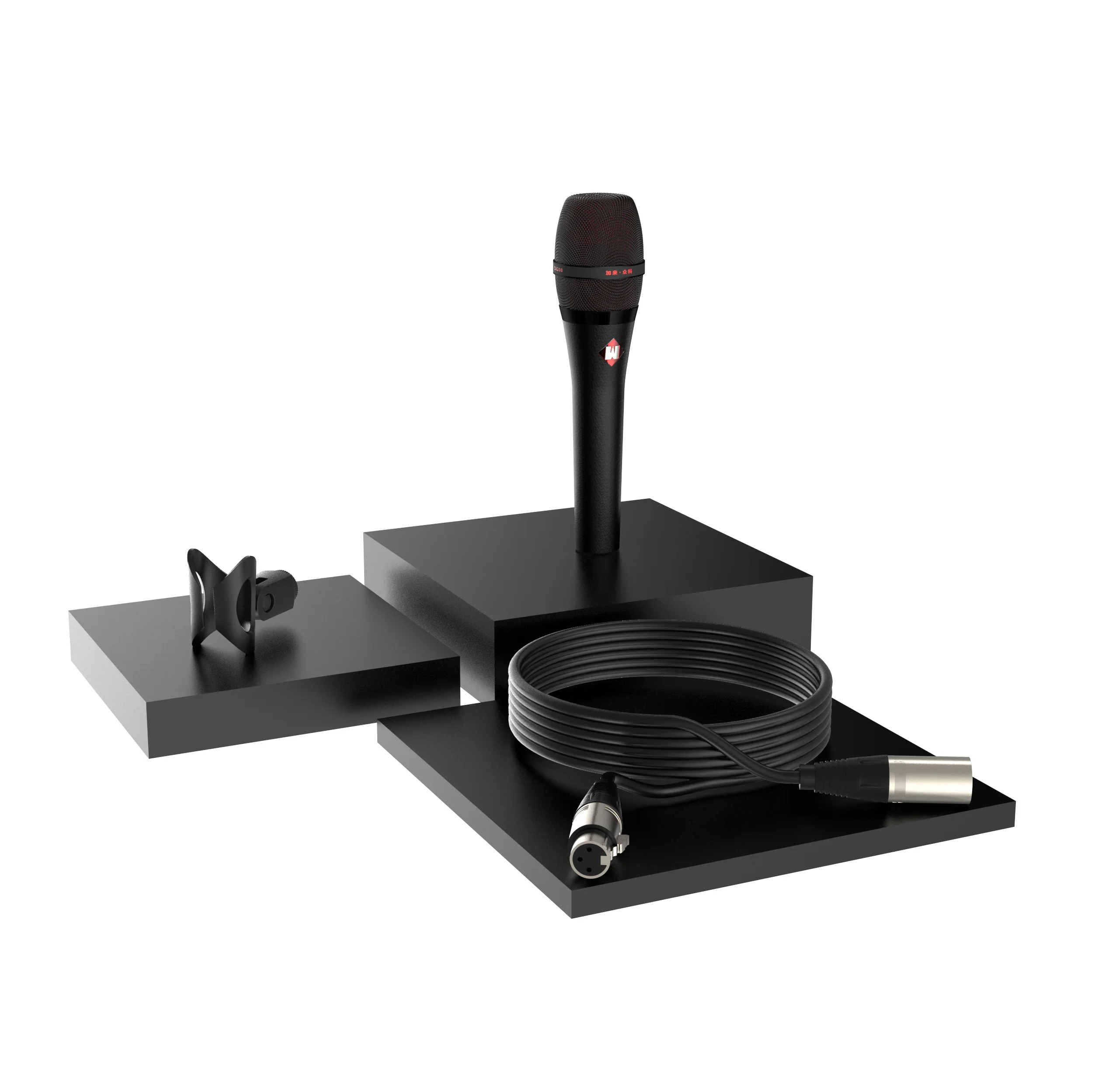 XLR input exquisite sound CA200 high dynamic wired microphone for karaoke and home party
XLR input exquisite sound CA200 high dynamic wired microphone for karaoke and home party