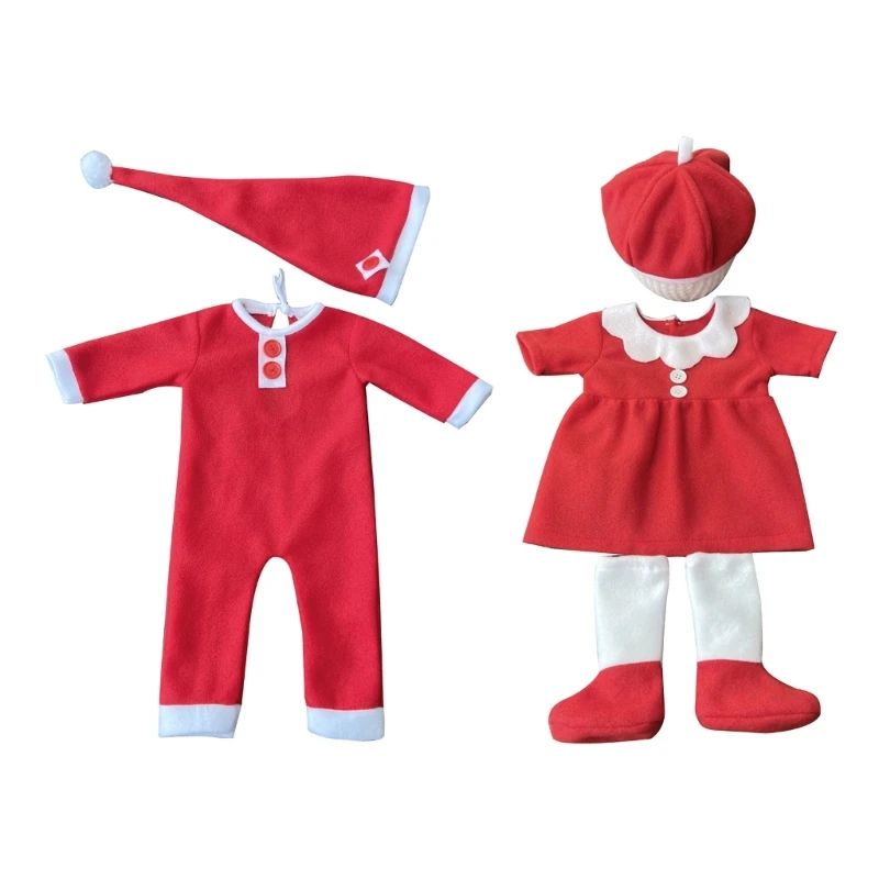 

Рождественский костюм для фотосъемки новорожденных милый костюм для девочек и мальчиков фотографии на сто дней