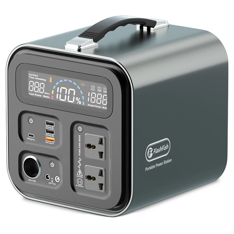 Flashfish Portable Power Station 550Wh 600W(Peak 1000W) 148800mAh Emergency Power Supply Pure Sine Wave RV/Van Camping Fishing
Flashfish Portable Power Station 550Wh 600W(Peak 1000W) 148800mAh Emergency Power Supply Pure Sine Wave RV/Van Camping Fishing
