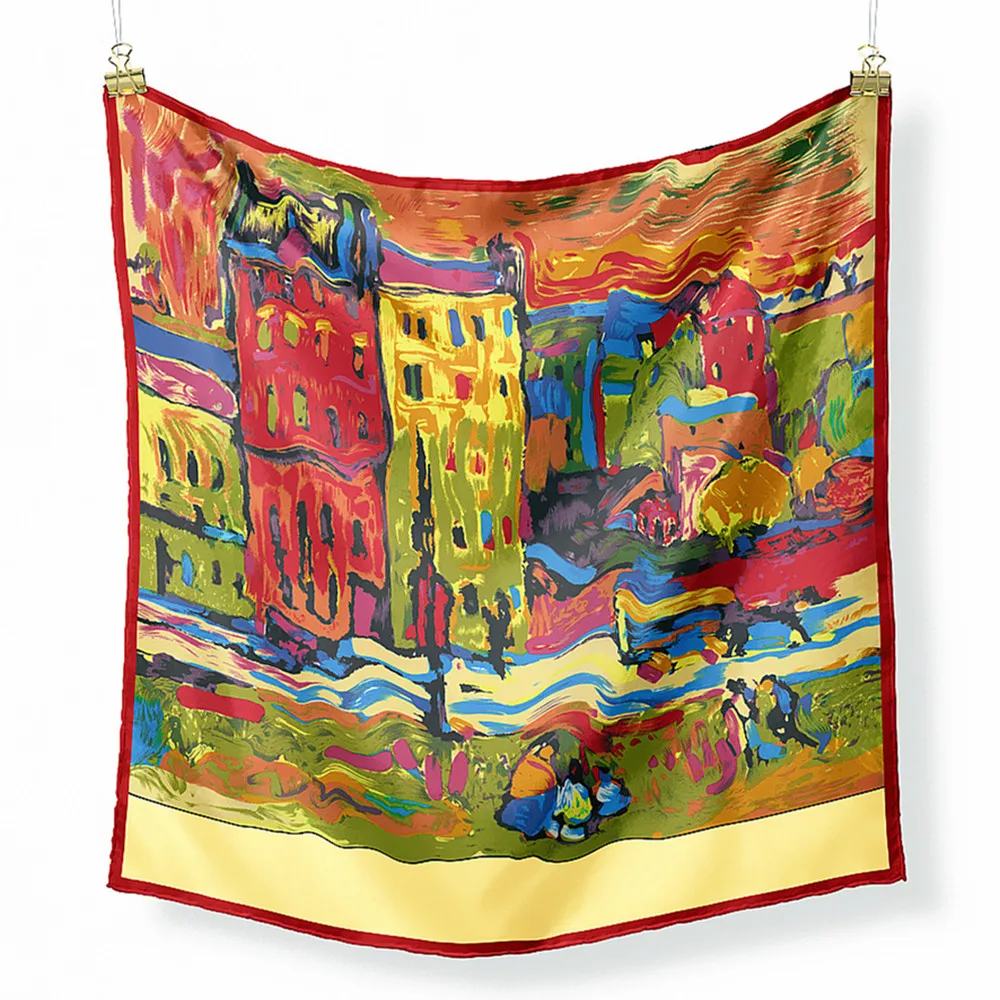 Twill Silk Scarf Headband for Women van gogh red house Print Square Head Scarf Hair Band Ties Bandana Kerchief Hair Accessories
Twill Silk Scarf Headband for Women van gogh red house Print Square Head Scarf Hair Band Ties Bandana Kerchief Hair Accessories