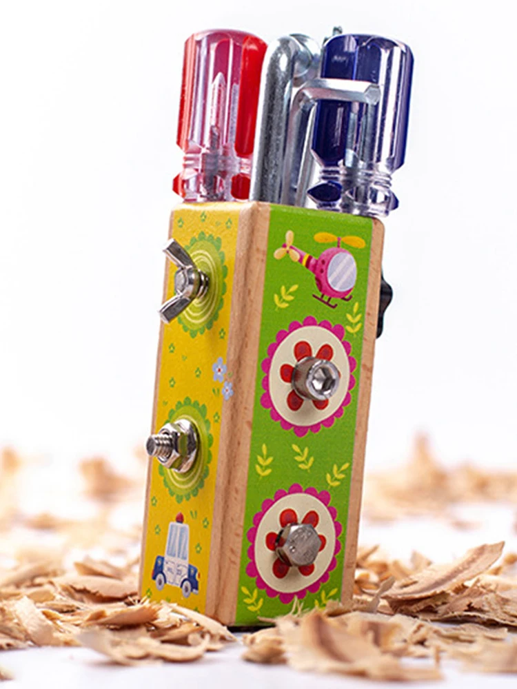 Kids Wooden Busy Block Twist Screws Nuts Board Toy Educational Parent-Child Interactive Toy Teaching Aids Logic Training
Kids Wooden Busy Block Twist Screws Nuts Board Toy Educational Parent-Child Interactive Toy Teaching Aids Logic Training