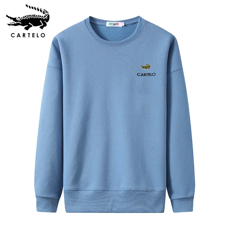 Cartelo round neck men's sweater solid color casual fashion men's sweater 2022 top crocodile logo
Cartelo round neck men's sweater solid color casual fashion men's sweater 2022 top crocodile logo
