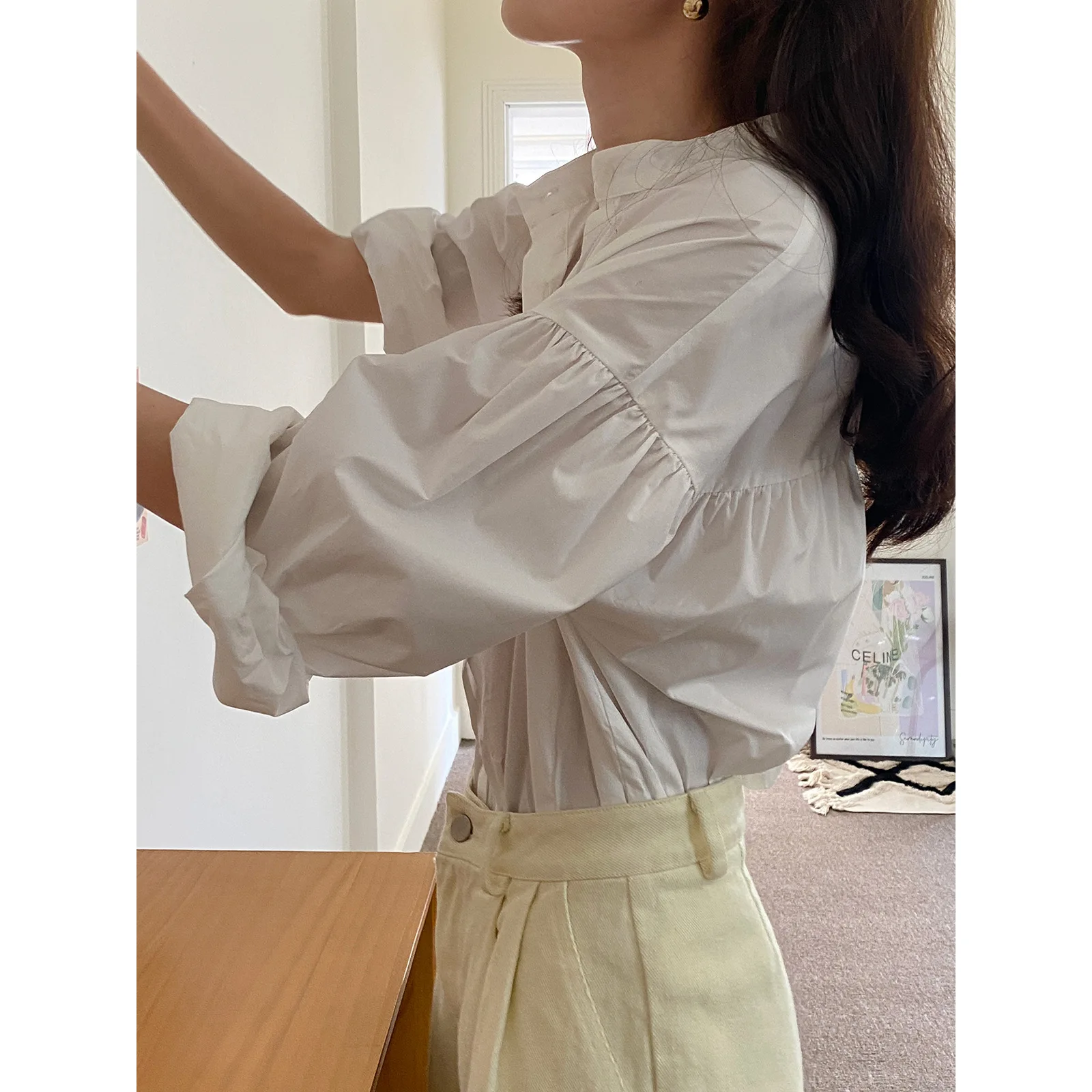 FEZCO Korean Fashion Style Elegant Long Sleeve Pink Blouses Female Vintage Casual Loose Fitting Buttons Down Shirts Solid Color
FEZCO Korean Fashion Style Elegant Long Sleeve Pink Blouses Female Vintage Casual Loose Fitting Buttons Down Shirts Solid Color