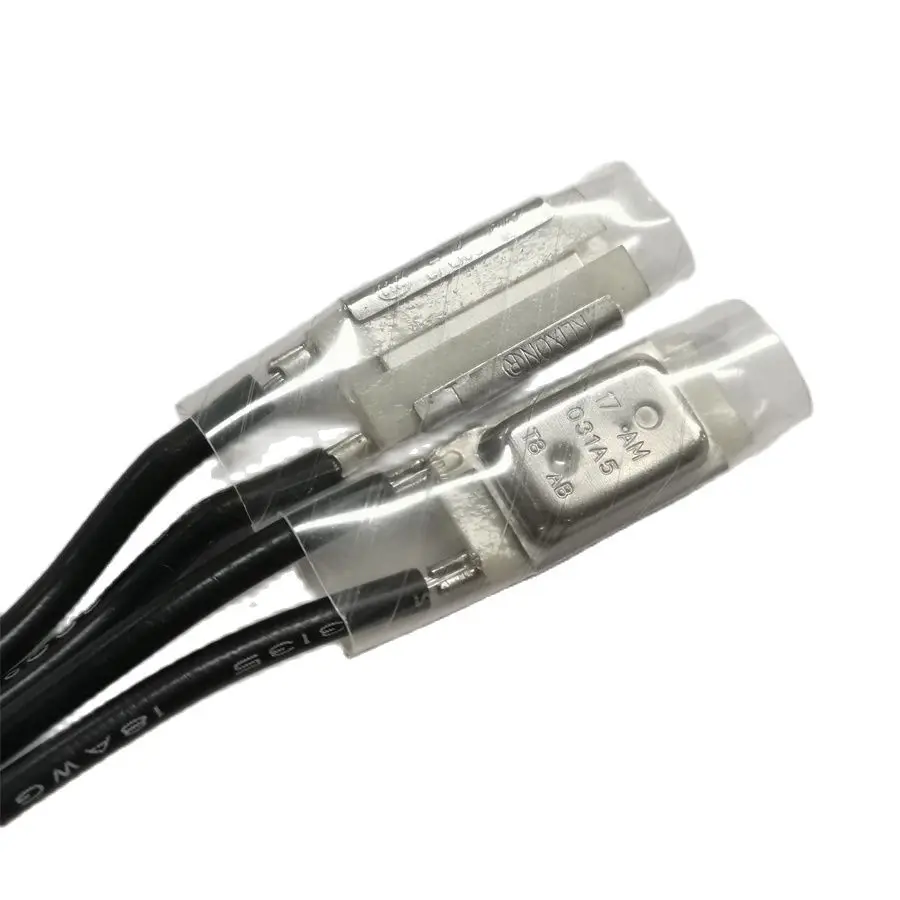 10PCS/Lot 17AM Motor Thermal Protector Normally Closed NC Thermostat Sensor KLIXON Temperature Control Switch
10PCS/Lot 17AM Motor Thermal Protector Normally Closed NC Thermostat Sensor KLIXON Temperature Control Switch