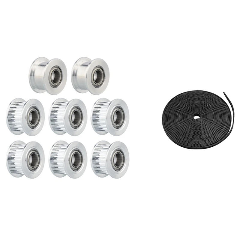 1Set Aluminium GT2 Idler With 5M 2GT Gates 6MM Belt Kit 20 Tooth Timing Pulley Wheel Bore 5Mm For 2GT 3D Printer Vzbot
1Set Aluminium GT2 Idler With 5M 2GT Gates 6MM Belt Kit 20 Tooth Timing Pulley Wheel Bore 5Mm For 2GT 3D Printer Vzbot