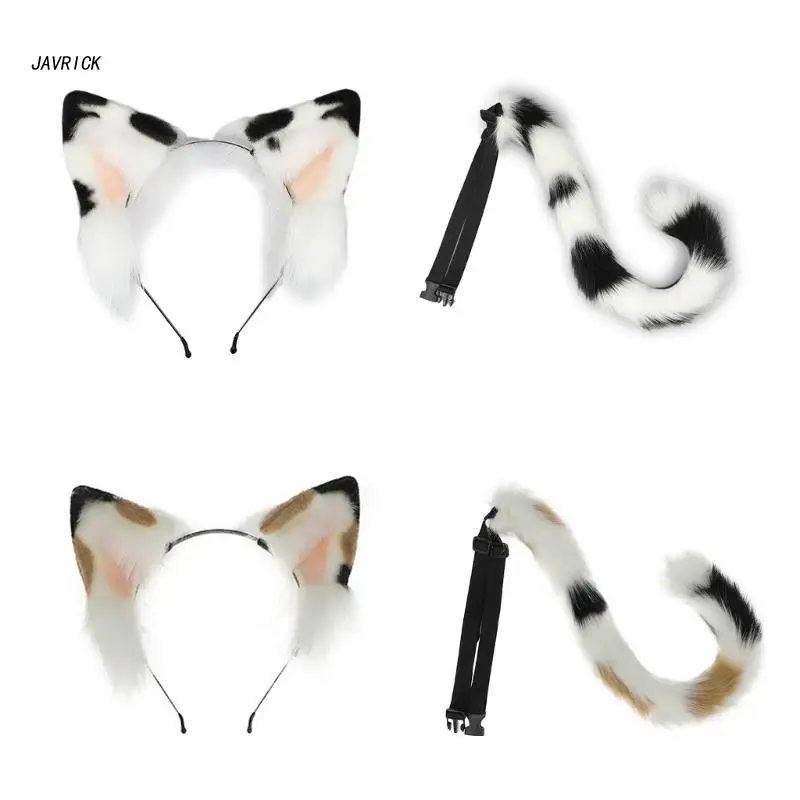 Plush-Fox Anime Beast Tail Cute Ear Headband Halloween Costume Cosplay Accessories Lovely Tail Decorations
Plush-Fox Anime Beast Tail Cute Ear Headband Halloween Costume Cosplay Accessories Lovely Tail Decorations