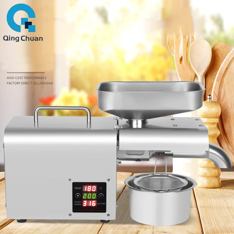 Oil Press Machine LBT01T 220V 110V Home Flaxseed Squeezer CE Business Sesame Sunflower Seeds Extraction
Oil Press Machine LBT01T 220V 110V Home Flaxseed Squeezer CE Business Sesame Sunflower Seeds Extraction