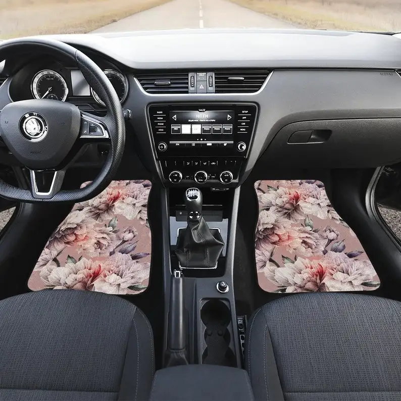 Pink Floral Flowers Car Floor Mats Set, Front and Back Floor Mats for Car, Car Accessories
Pink Floral Flowers Car Floor Mats Set, Front and Back Floor Mats for Car, Car Accessories