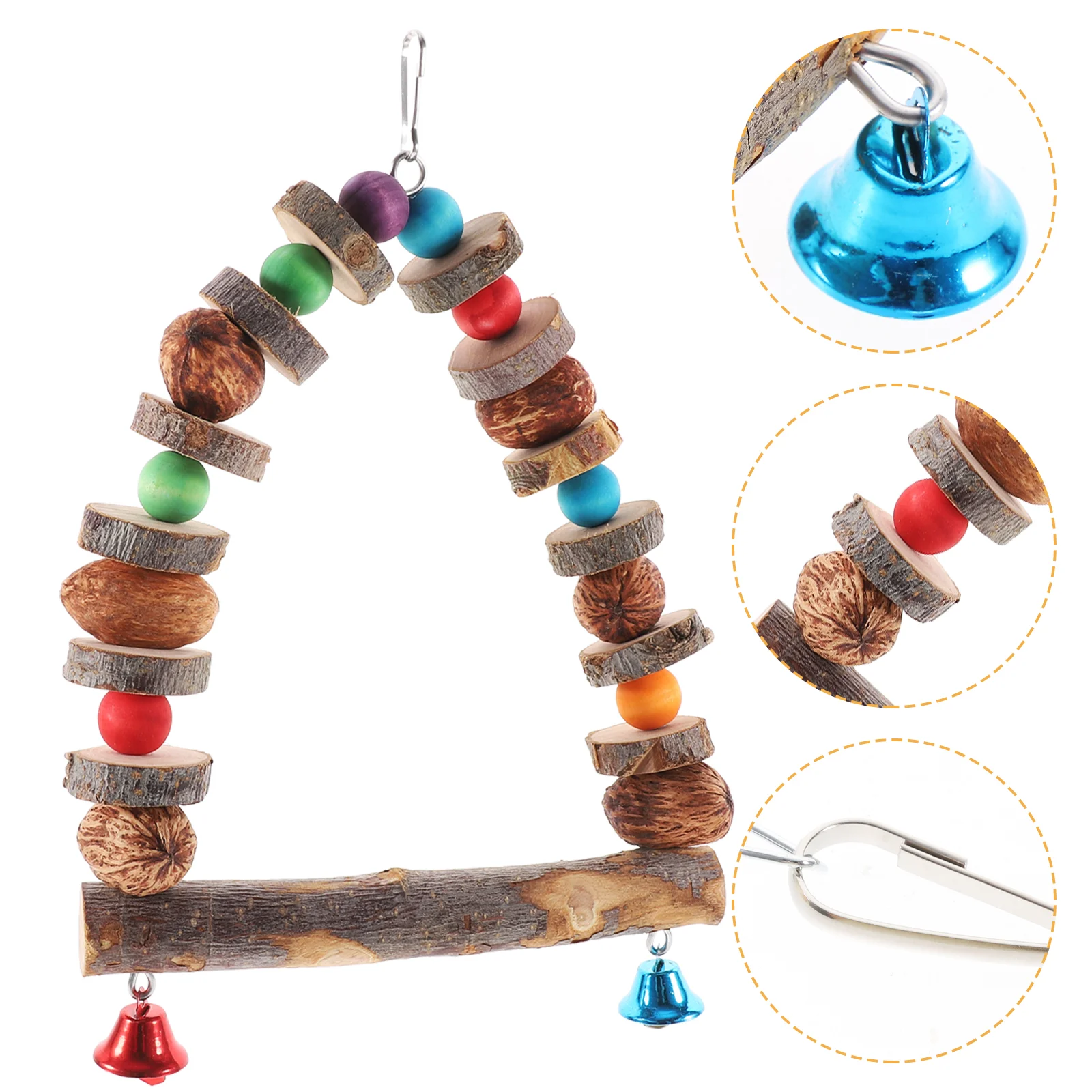 Cuttlefish Bone Toy Pet Plaything Bird Portable Parrot Bite Cage Wooden Swing Bite-resistant Hanging Biting
Cuttlefish Bone Toy Pet Plaything Bird Portable Parrot Bite Cage Wooden Swing Bite-resistant Hanging Biting