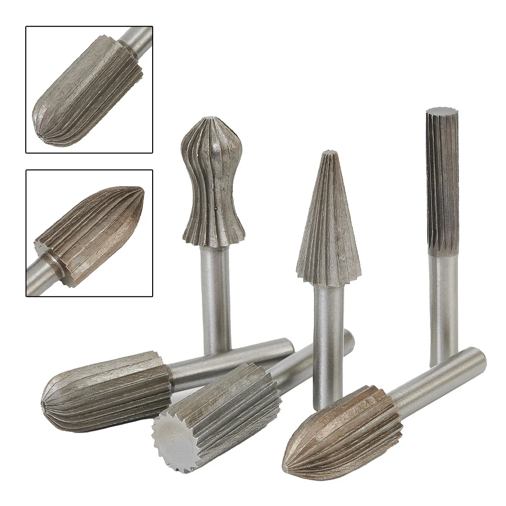 6Pcs/Set Woodworking Engraving Milling Cutter Wood Surface Burrs Removal Mill Tungsten Carbide Mills Diameter 6mm
6Pcs/Set Woodworking Engraving Milling Cutter Wood Surface Burrs Removal Mill Tungsten Carbide Mills Diameter 6mm